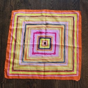 Banana Republic Geometric Silk Scarf - 21" x 21" - Like New!